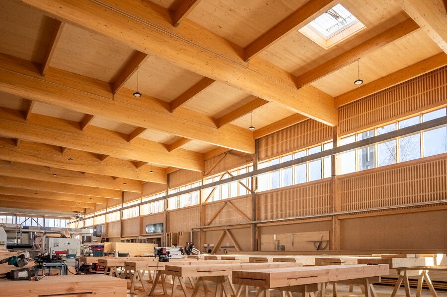 Du CLT pour les bureaux et ateliers EDWOOD