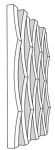 Profil Rythmix® Dune S en Sapin du Nord ISB Saturés Protect pour bardage extérieur.